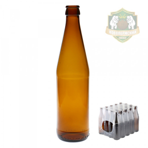 Бутылка пивная коричн 0,45 л. кейс 20 шт