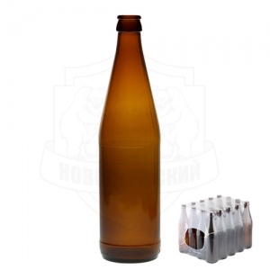Бутылка пивная коричневая 0,5 л. кейс 20 шт